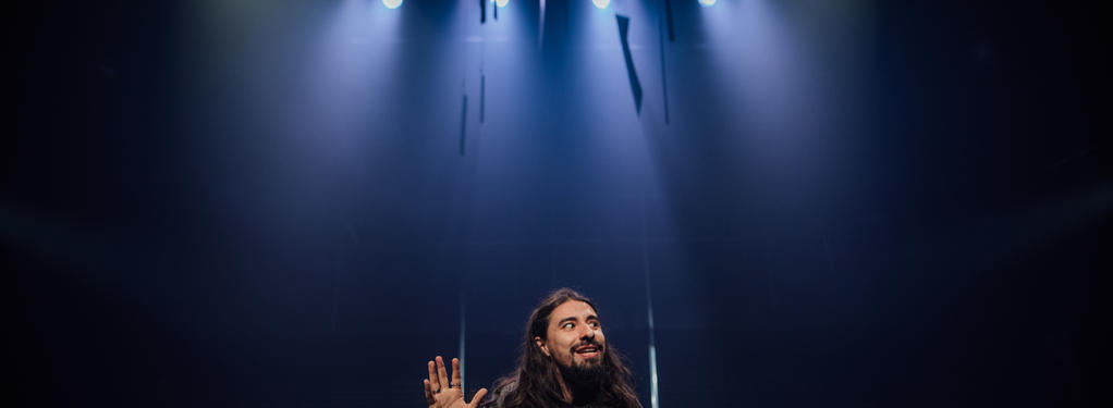 Photograph from Richard III - lighting design by Kiaran Kesby