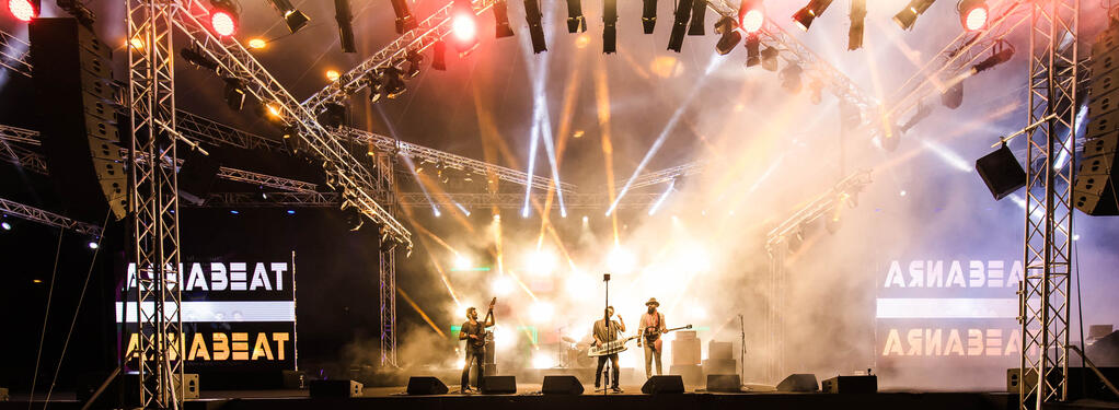 Photograph from Dar Al Zain Festival - lighting design by Jalal Al Doumani