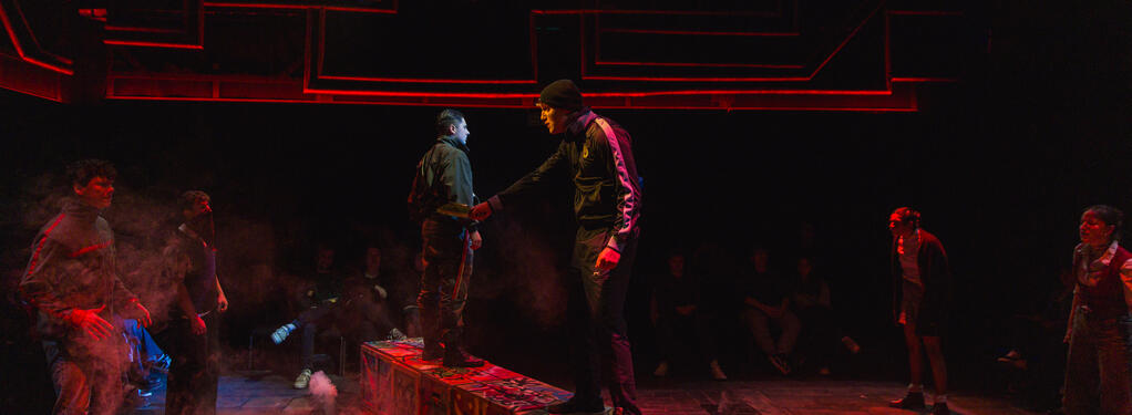 Photograph from Scuttlers - lighting design by Peter Bird