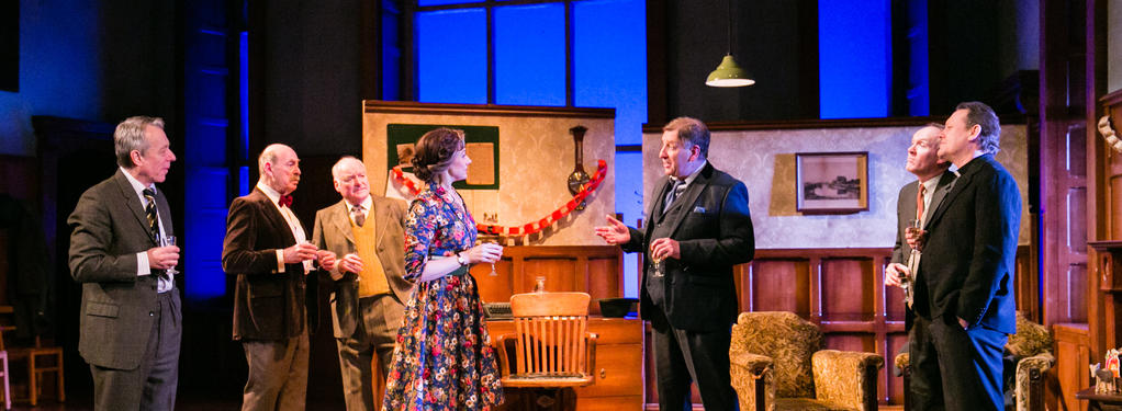 Photograph from Shadowlands - lighting design by Alex Wardle