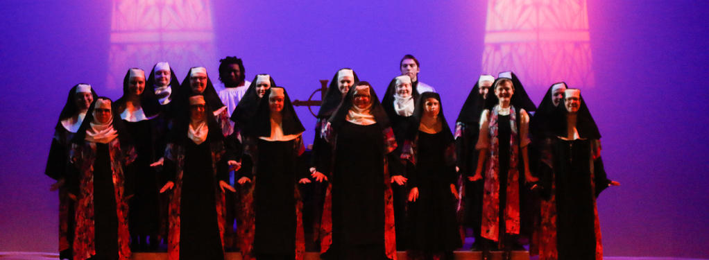 Photograph from Sister Act - lighting design by Wally Eastland