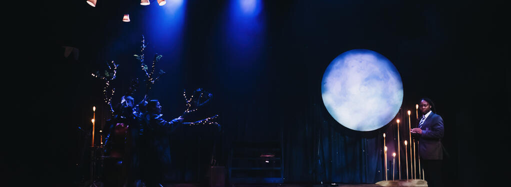 Photograph from The Lost Spells - lighting design by Sherry Coenen