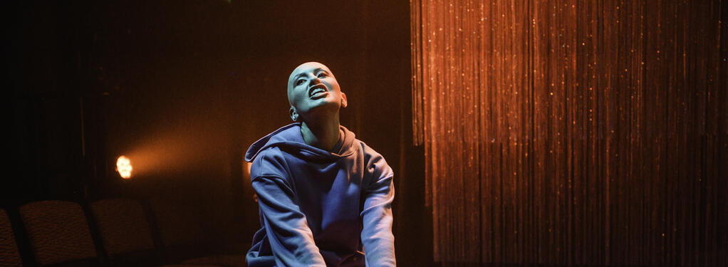 Photograph from Basic Bald B*tch - lighting design by CatjaHamilton