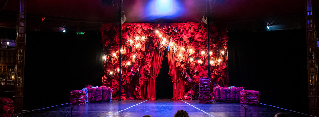 Photograph from Haus Of Kraft - Beneath The Seams - lighting design by Phil Buckley