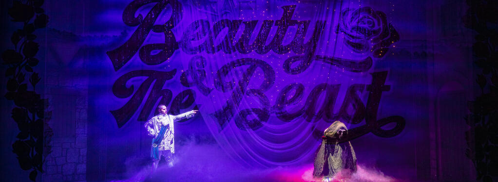 Photograph from Beauty & The Beast - lighting design by Andy Webb