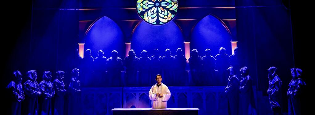 Photograph from The Hunchback of Notre Dame - lighting design by Johnathan Rainsforth