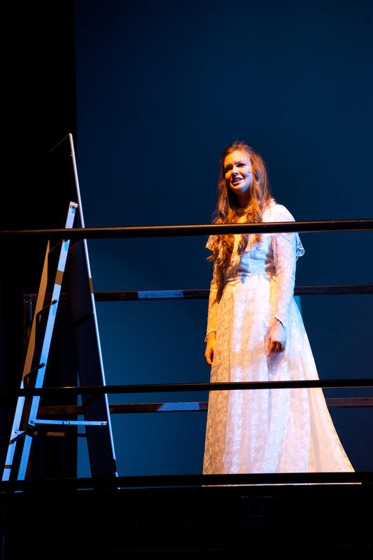 Photograph from The Wedding Singer - lighting design by Jonathan Haynes