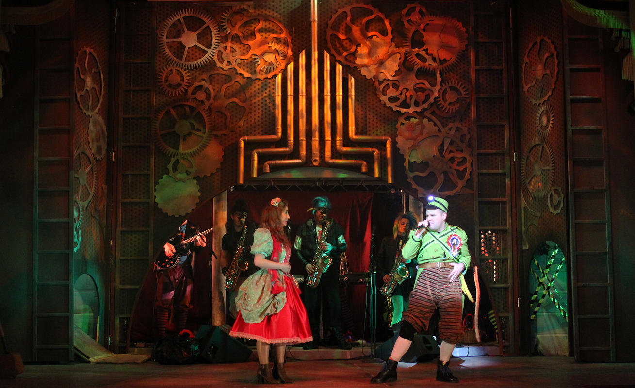 Photograph from Dick Whittington - lighting design by Jason Salvin