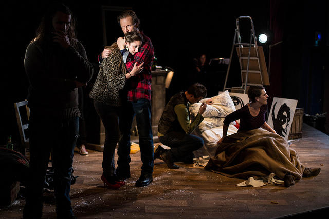 Photograph from La Boheme - lighting design by Will Evans