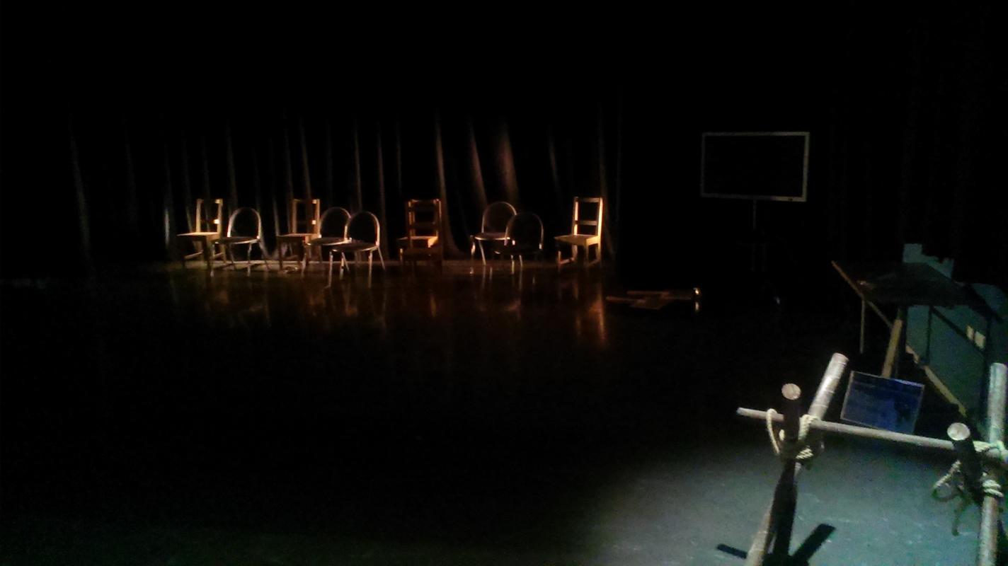 Photograph from The Laramie Project - lighting design by Sam McNab