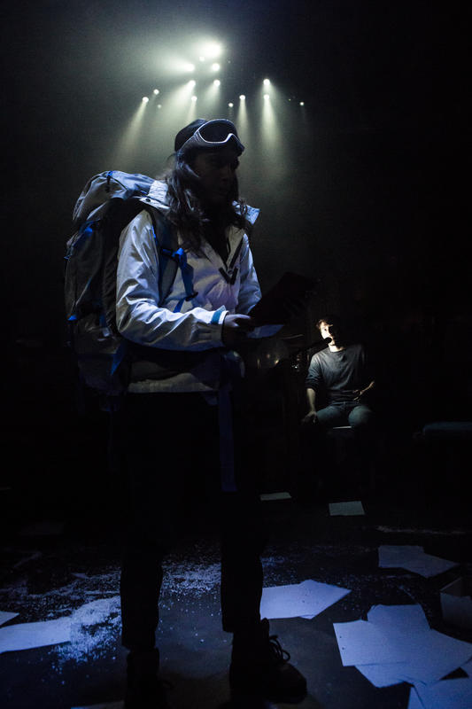 Photograph from I&#039;m Not Here Right Now - lighting design by Amy Mae