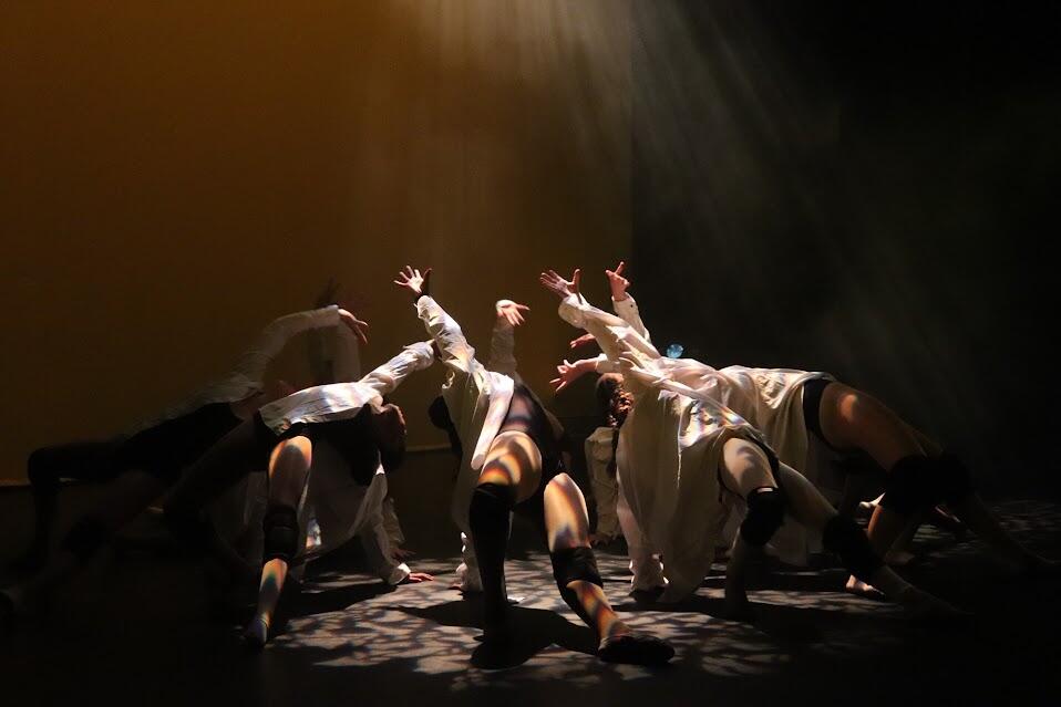 Photograph from Jungle (The Leys Dance Show) - lighting design by Alexander Hoppe