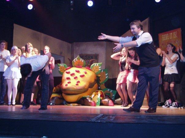 Photograph from Little Shop Of Horrors! - lighting design by Jonathan Haynes