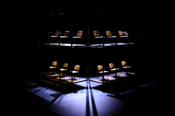 Photograph from Angels with Dirty Faces - lighting design by Scott Allan