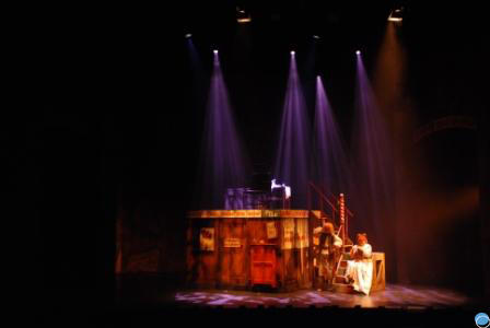 Photograph from Sweeney Todd - lighting design by Scott Allan