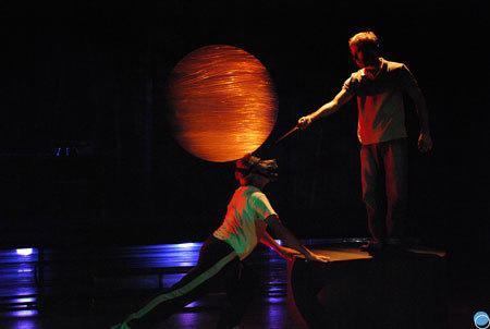 Photograph from Kill the Wolf - lighting design by Scott Allan