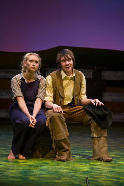 Photograph from Oklahoma! - lighting design by Jonathan Haynes