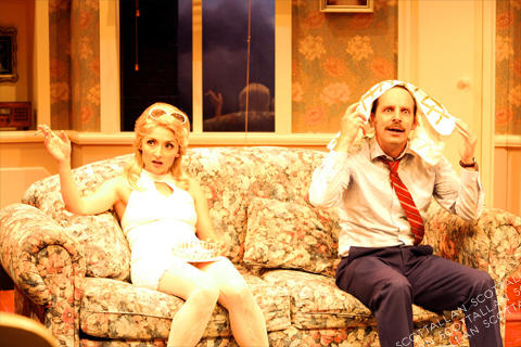 Photograph from Last of the Red Hot Lovers - lighting design by Scott Allan