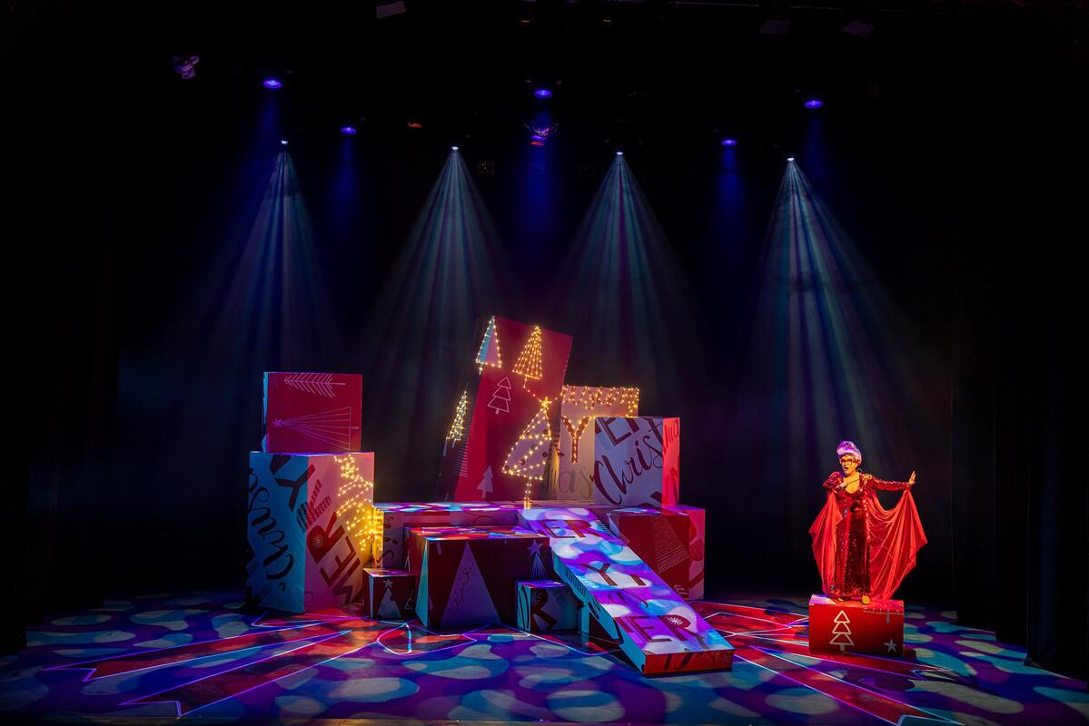 Photograph from Cinderella - lighting design by James McFetridge