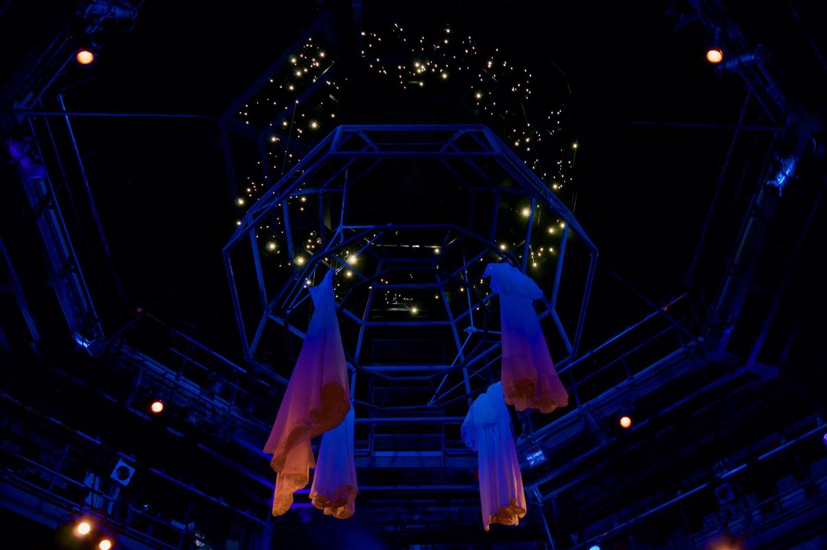 Photograph from The House of Bernarda Alba - lighting design by Michael Clay