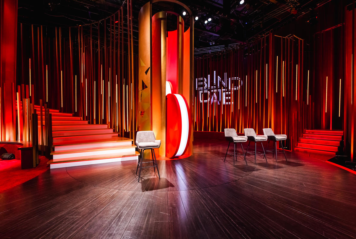 Photograph from Blind Date - lighting design by Luc Peumans