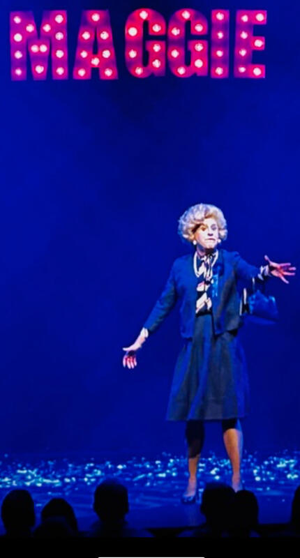 Photograph from Margaret Thatcher, Queen of Soho - lighting design by Brianholtlighting