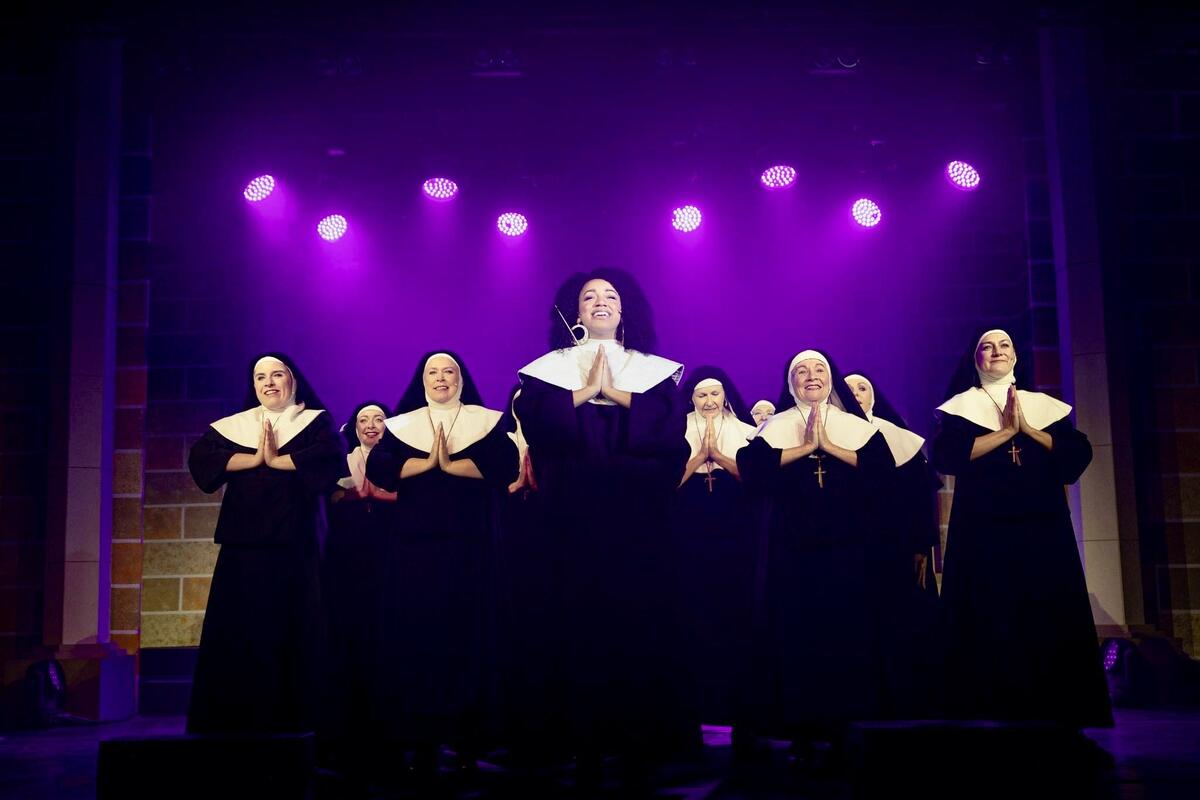 Photograph from Sister Act - lighting design by Rohan Green