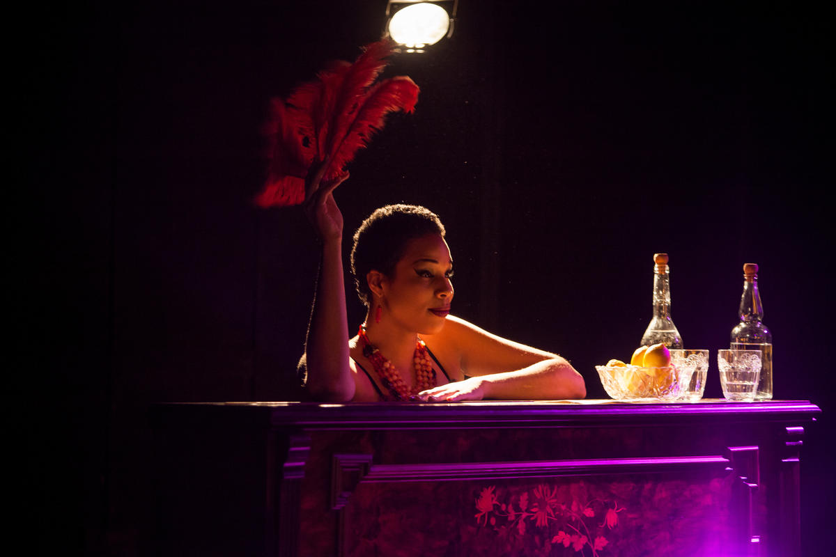 Photograph from Intimate Apparel - lighting design by Cara Hood