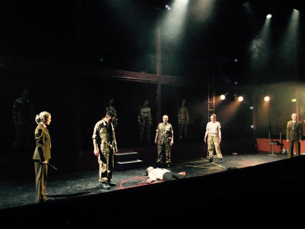 Photograph from Julius Caesar - lighting design by Tom White