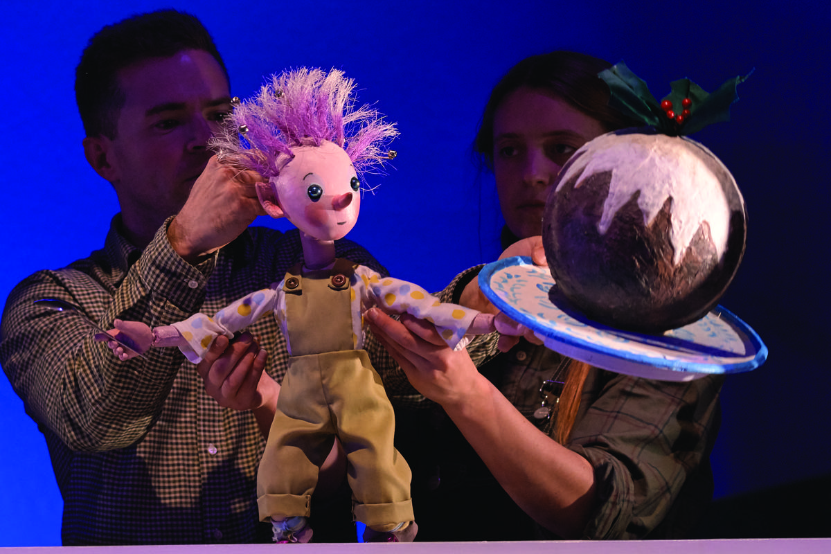 Photograph from The Pixie and the Pudding - lighting design by Sherry Coenen