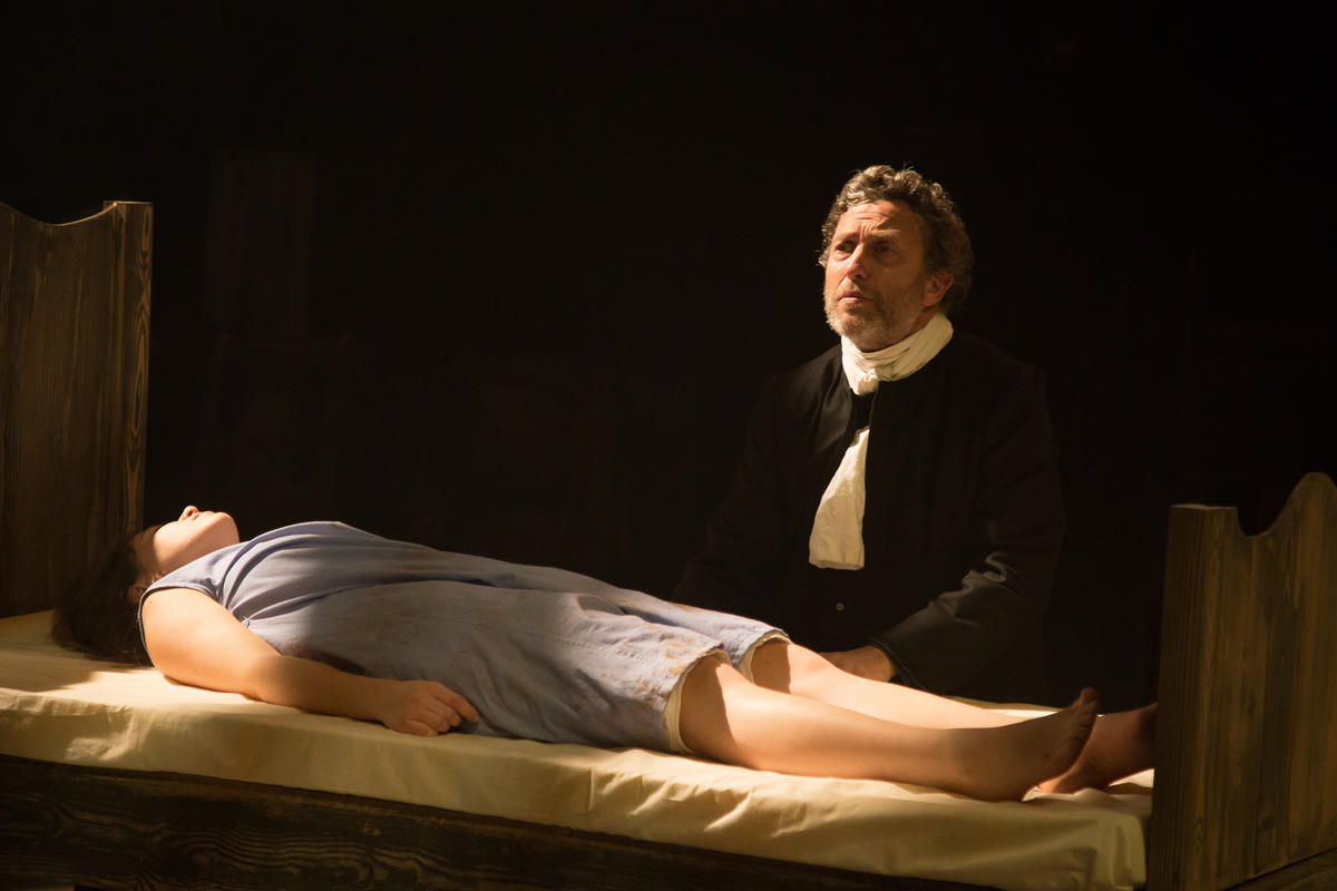 Photograph from The Crucible - lighting design by Nigel Lewis