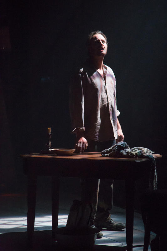 Photograph from The Crucible - lighting design by Nigel Lewis