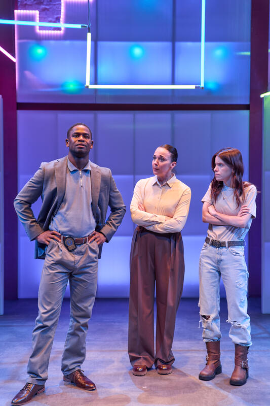 Photograph from When It Happens to You - lighting design by Sherry Coenen