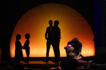 Photograph from Miss Saigon (Schools edition) - lighting design by Pete Watts