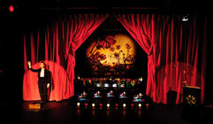 Photograph from Rat Rose Bird - lighting design by Marty Langthorne