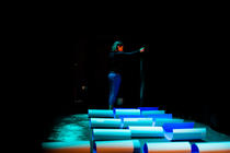 Photograph from A Duet Without You - lighting design by Marty Langthorne