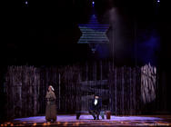 Photograph from Fiddler on the Roof - lighting design by Jason Salvin