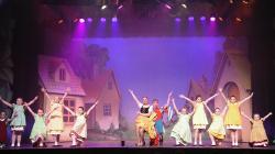 Photograph from Jack and the Beanstalk - lighting design by Eric Lund