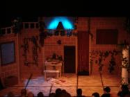 Photograph from Up Pompeii - lighting design by Jason Addison