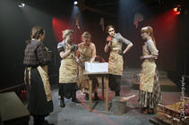 Photograph from The Gut Girls - lighting design by Amy Mae