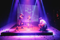 Photograph from The Sweet Science of Bruising - lighting design by MattSmithLX