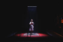 Photograph from The Sweet Science of Bruising - lighting design by MattSmithLX