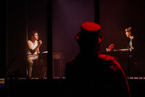 Photograph from The Sweet Science of Bruising - lighting design by MattSmithLX