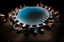 Photograph from The Table - lighting design by MattSmithLX