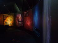 Photograph from Yorkshire Planetarium - lighting design by Pete Watts