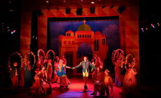 Photograph from Kiss Me Kate - lighting design by Rob Halliday