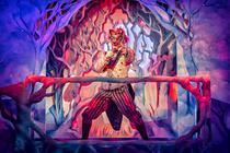 Photograph from Red Riding Hood Rock n Roll Panto - lighting design by Jason Salvin