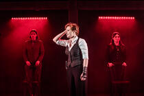 Photograph from Richard III - lighting design by Johnathan Rainsforth