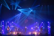 Photograph from The Classic Rock Show - lighting design by Pete Watts