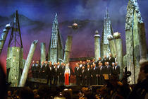 Photograph from The Classical Brit Awards 2000 - lighting design by Durham Marenghi